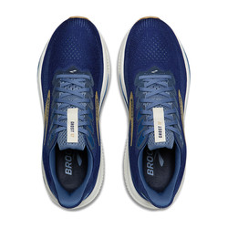 Brooks Ghost 17 - granatowy/złoty (męskie) - buty do biegania - ujęcie 2