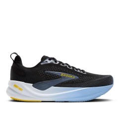 Brooks Ghost Max 4 Męskie Czarno-niebiesko-żółte