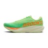 Brooks Ghost Amp Męski Limonkowo-Czerwony | Azyl Biegacza