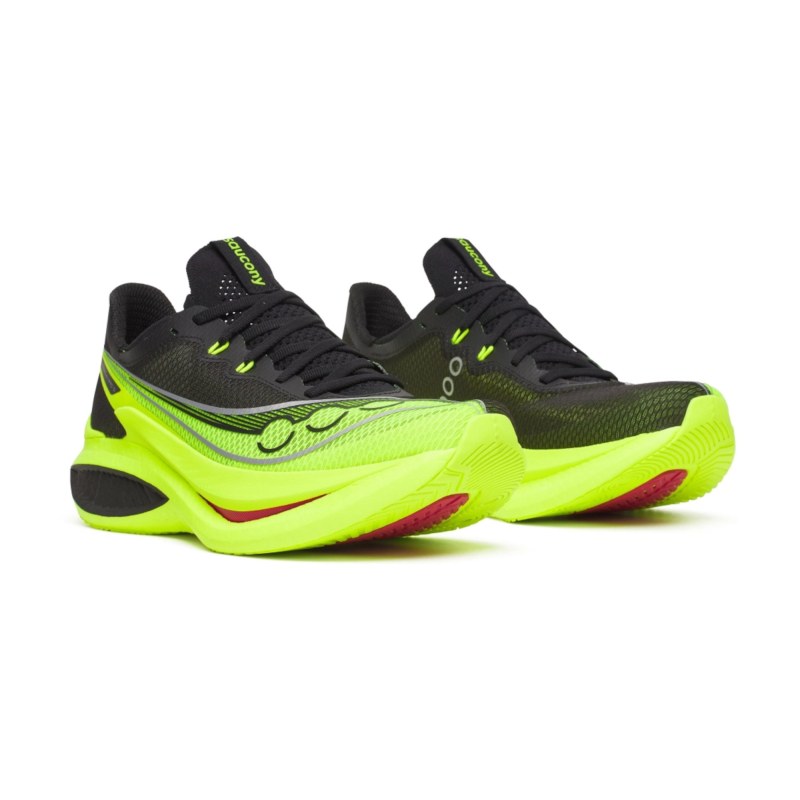 Saucony Endorphin Pro 5 black and green racing shoes | Azyl Biegacza