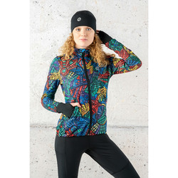Nessi Sportswear Sweatshirt Mosaic Lumo (women's) - running sweatshirt