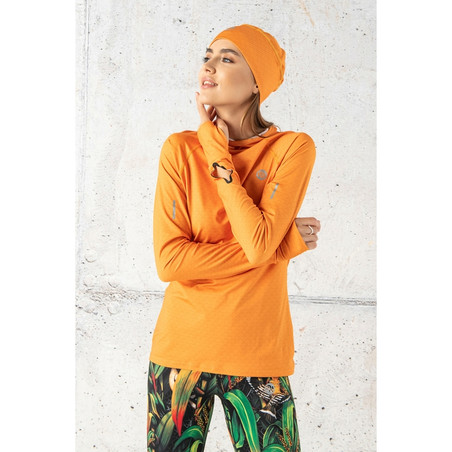 Nessi Sportswear Bluza Treningowa z kapturem Orange Mirage W