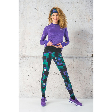 Nessi Sportswear High-Waist Leggings 4K ULTRA HD KRADO Purple (women's) - running leggings