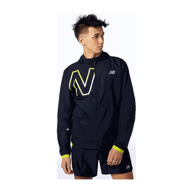 New Balance Kurtka Printed Impact Run (męskie)
