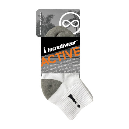 Incrediwear skarpetki terapeutyczne za kostkę - biały
